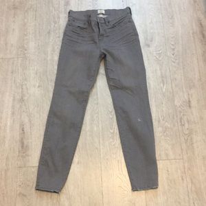 Grey Toothpick Jeans